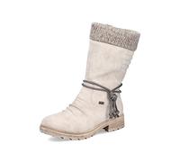 Rieker Femme Bottes Z4755, Dame Bottes d'hiver,Hydrofuge,riekerTEX,imperméable,Bottes d'hiver,Bottes à Lacets,fourré,Beige (Beige / 60),36 EU / 3.5 UK