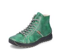Rieker Femme Bottines 71510, Dame Bottines à Lacets,Chaussure de Transition,Botte,Demi-Botte,Botte à Lacets,Vert (grün / 52),36 EU / 3.5 UK