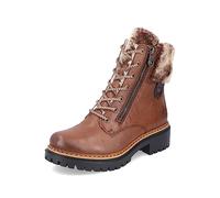 Rieker Femme Bottines 72608, Dame Bottines,Bottillons,Chaussure de Transition,Chaussure d'hiver,fourrée,Bottes,Botte,Marron (Braun / 24),43 EU / 9 UK