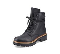 Rieker Femme Bottines 72621, Dame Bottines à Lacets,Bottes,Chukka Boot,Bottes Courtes,Bottes à Lacets,Noir (Schwarz / 00),41 EU / 7.5 UK