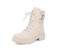 Rieker Femme Bottines 72631, Dame Bottines à Lacets,Botte,Demi-Botte,Botte à Lacets,Chaussure de Transition,Beige (Beige / 62),36 EU / 3.5 UK