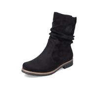 Rieker femme Bottines 73560, dame Bottines,bottillons,botte,demi-botte,bootie,plat,noir (schwarz / 00),36 EU / 3.5 UK