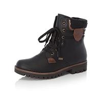 Rieker Femme Bottines 785G5, Dame Bottines à Lacets,Hydrofuge,riekerTEX,Bottes,Chukka Boot,Demi-Bottes,Botte à Lacets,Noir (Schwarz / 02),36 EU / 3.5 UK