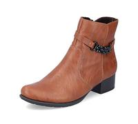 Rieker Femme Bottines 78676, Dame Bottes de Motard,Bottes,Demi-Bottes,Botte de Motard,Plat,Marron (Braun / 22),39 EU / 6 UK