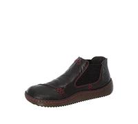 Rieker Femme Bottines L8491, Dame Chelsea Boot, Bottes,Bottines,Bottillon,Enfiler des Bottes,Bottines d'hiver doublés,Schwarz,37 EU / 4 UK