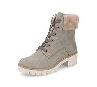Rieker Femme Bottines X5718, Dame Bottines à Lacets,Bottes,Chukka Boot,Bottes Courtes,Bottes à Lacets,Vert (grün / 52),40 EU / 6.5 UK