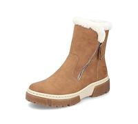 Rieker Femme Bottines X8661, Dame Bottines,Semelle intérieure Amovible,Bottes,Demi-Bottes,Bottillon,Plat,Marron (Braun / 24),39 EU / 6 UK