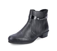 Rieker Femme Bottines Y0783, Dame Bottines,Bottillons,Chaussure de Transition,Chaussure d'hiver,fourrée,Bottes,Botte,Noir (Schwarz / 00),41 EU / 7.5 UK