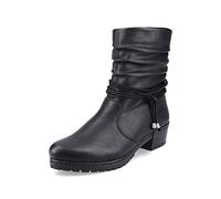 Rieker Femme Bottines Y17R2, Dame Bottines,Bottillons,Bottes,Demi-Bottes,Bootie,fourrée,Bottes d'hiver,Noir (Schwarz / 00),39 EU / 6 UK
