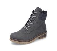 Rieker Femme Bottines Y7424, Dame Bottines à Lacets,Bottes,Chukka Boot,Bottes Courtes,Bottes à Lacets,Gris (Grau / 45),40 EU / 6.5 UK