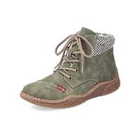 Rieker Femme Bottines Y8441, Dame Bottines à Lacets,Bottes,Chukka Boot,Bottes Courtes,Bottes à Lacets,Vert (grün / 54),38 EU / 5 UK
