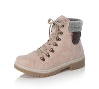 Rieker Femme Bottines Y9430, Dame Bottines à Lacets,Chaussure de Transition,Botte,Demi-Botte,Botte à Lacets,Rose (Rosa / 32),39 EU / 6 UK