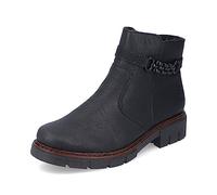 Rieker Femme Bottines Z3566, Dame Bottines,Bottes,Demi-Bottes,Bottillon,Plat,Noir (Schwarz / 00),38 EU / 5 UK
