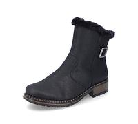 Rieker Femme Bottines Z6862, Dame Bottines,Demi-Bottes,Bottines,fourrés,Bottes d'hiver,Noir (Schwarz / 00),42 EU / 8 UK