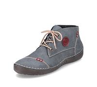 Rieker Femme Chaussures à Lacets 52540, Dame Chaussures Confortables,Chaussure Basse Confort,Lacets,Confortable,Bleu (Blau / 14),36 EU / 3.5 UK