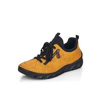 Rieker Femme Chaussures à Lacets 55073, Dame Chaussures Confortables,Chaussure Basse Confort,Lacets,Confortable,Jaune (Gelb / 68),39 EU / 6 UK