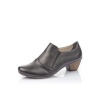 Rieker Femme Chaussures Basses 41751, Dame Mocassin,Chaussons,Chaussures Basses,élégant,Chaussures d'affaires,Noir (Schwarz / 01),40 EU / 6.5 UK