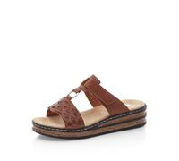 Rieker femme Chaussures basses 629K9, dame Mocassin,Chaussons,chaussures de loisirs,pantoufles,entrée ouverte,marron (braun / 24),38 EU / 5 UK