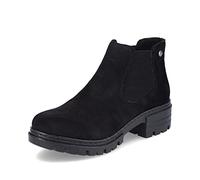Rieker Femme Chaussures Basses 76884, Dame Mocassin,Chaussons,Pantoufles,Chaussures de Loisirs,entrée Ouverte,Noir (Schwarz / 00),40 EU / 6.5 UK