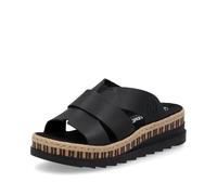 Rieker Femme Chaussures Basses V7989, Dame Mocassin,Chaussons,Pantoufles,Chaussures de Loisirs,entrée Ouverte,Noir (Schwarz / 00),36 EU / 3.5 UK