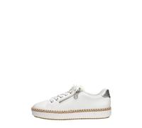 Rieker, Femme, Chaussures, Blanc, Taille: 37 EU Chaussures à lacets Laag