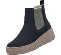 Rieker Femme Chelsea Boot Bottine à talon compensé et semelle profilée N2553, Taille:39 EU, Couleur:Bleu