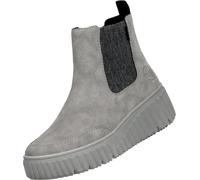 Rieker Femme Chelsea Boot Bottine à talon compensé et semelle profilée N2553, Taille:42 EU, Couleur:Gris