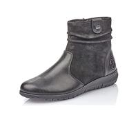 Rieker Femme Damen Stiefel Schwarz Bottine Chelsea, 38 EU