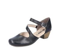 Rieker Femme Escarpins 41780, Dame Escarpins Slingback,Slingback,Bracelet à la Cheville,Cuir,Confortable,Noir (Schwarz / 00),38 EU / 5 UK