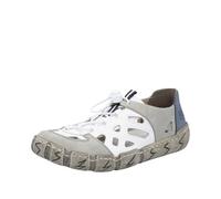 Rieker Femme L0358 Mocassin, Blanc, 39 EU