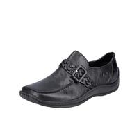 Rieker Femme L1758 Mocassin, Noir, 38 EU