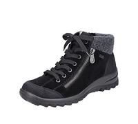 Rieker Femme L7132 Botines, Noir (Schwarz/Anthrazit 01), 37 EU
