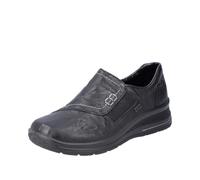 Rieker Femme L7761 Mocassin, Noir, 39 EU