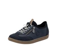 Rieker Femme L9750 Mocassin, Bleu, 38 EU