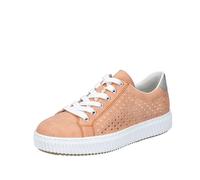 Rieker Baskets basses M3901 Orange pastel / Blanc Taille 38