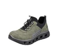 Rieker Femme M6058 Basket, Combinaison Verte, 42 EU Large
