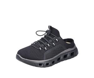 Rieker Femme M6091 Sabots, Noir, 36 EU