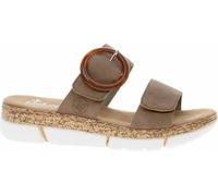 Rieker Femme Chaussures Basses V2392, Dame Mocassin,Chaussons,Pantoufles,Chaussures de Loisirs,entrée Ouverte,Beige (Beige / 62),42 EU / 8 UK