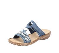 Rieker Femme Mules et Sabots 628M6, Dame Mules, Glissades,Jardin,Semelle à Plate-Forme,baltik / 14,39 EU / 6 UK