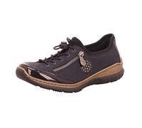 Rieker Femme N3268 Baskets Enfiler, Bleu (Schwarz/Pazifik/Baltik/Schwarz 01), 41 EU
