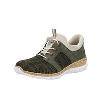 Rieker Femme N42g4 Mocassin, Vert, 42 EU