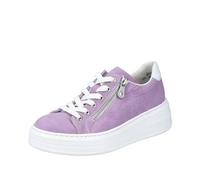 Rieker Femme N5400 Chaussures Basses à Lacets, Lilas, 39 EU