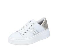 Rieker Femme N5440 Chaussures Basses à Lacets, Blanc, 41 EU