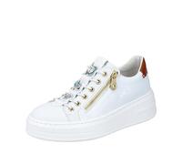 Rieker Femme N5452 Chaussures Basses à Lacets, Blanc, 40 EU