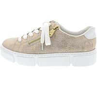 Rieker Femme N5917 Baskets Basses, Or, 38 EU