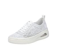 Rieker Femme N6409 Baskets Basses, Blanc, 36 EU