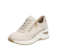 Rieker Femme N9301 Chaussures Basses à Lacets, Beige, 38 EU