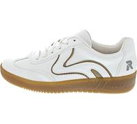 Rieker Femme Sneaker Low Baskets Basses, Blanc Camel, 43 EU