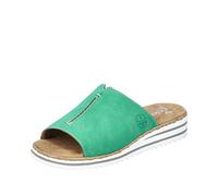 Rieker Femme V0673 Mules, Vert, 36 EU