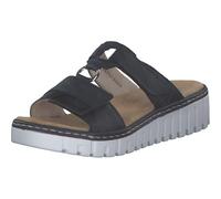 Rieker Femme V1396 Mules, Bleu, 43 EU